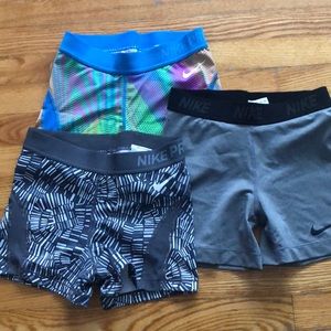 Nike compression shorts